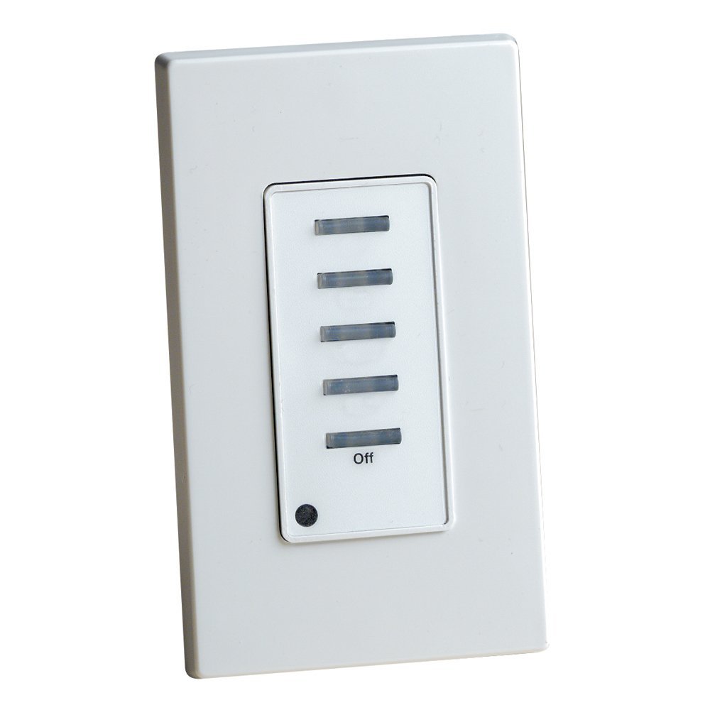 Leviton NE505-C Dimensions Multizone System, Single Zone Scene Controller with 5 Buttons, White/Ivory