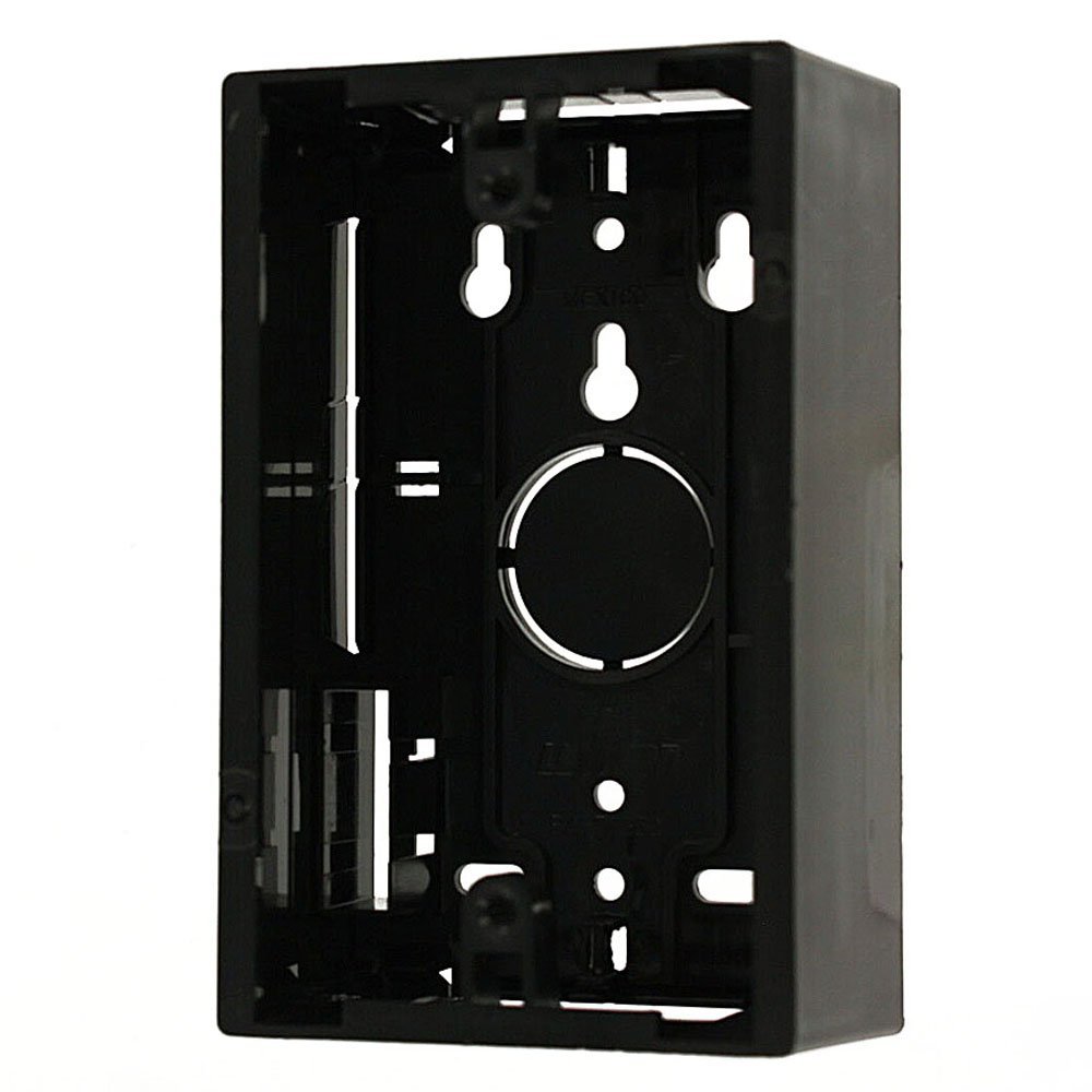 Leviton Surface Mount Backbox, Single Gang, 1.89", 42777-1EA, Black
