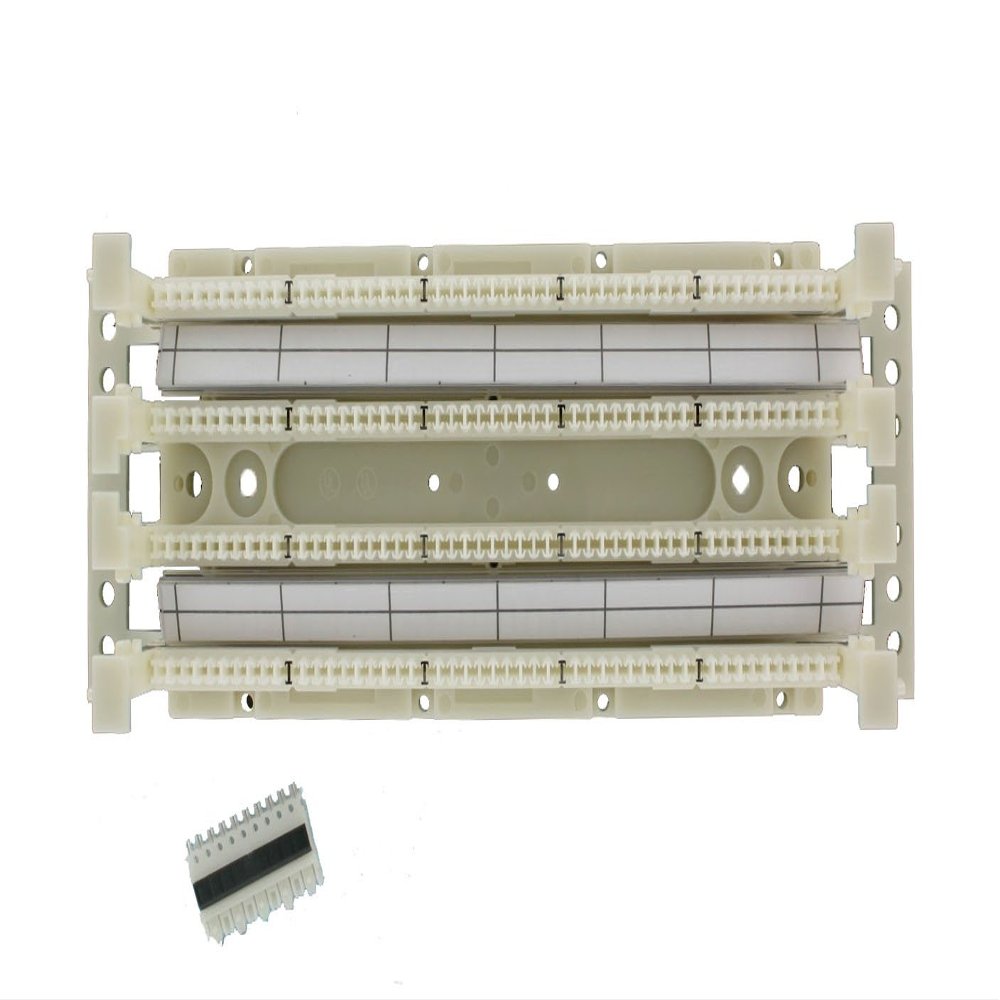Leviton GigaMax 5E 110-Style Wiring Block, Wall Mount with Legs Kit, Cat 5E with C5S, 100-Pair, 41AB2-1F5