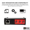 Global Cach IP2IR iTach TCP/IP to IR Converter - Connects Infrared Control Devices to a Wired Ethernet view 3