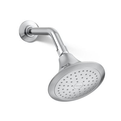 Kohler 10282-AK-CP Fort Single-function showerhead, 2.5 gpm, Polished Chrome