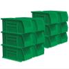 Akro-Mils 30230 AkroBins Plastic Hanging Stackable Storage Organizer Bin, 11-Inch x 5-Inch x 5-Inch, Green, 12-Pack view 1