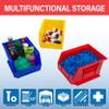 Akro-Mils 30239 AkroBins Plastic Storage Bins, 11"x8"x7", Green, 6-Pack view 3