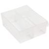 Akro-Mils 40717 Plastic Length Dividers for Small Drawers in Akro-Mils Plastic Cabinets, Custom Storage Inserts for Teacher Toolbox, Small Parts Organizer, Screw Organizer and More, 6-Pack, Clear view 2