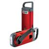Eton American Red Cross Crank-Powered Clipray Clip-On Flashlight & Smartphone Charger, Hand Crank, Cherry Red, Commitment to Preparedness view 1