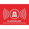 ABUS AU1323 Warning Sticker Alarm 74 x 52.5 mm 191282 view 1