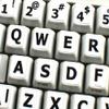 4Keyboard English US Large Upper CASE Non-Transparent Sticker White Background for Desktop, Laptop and Notebook view 3
