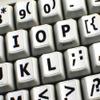 4Keyboard English US Large Upper CASE Non-Transparent Sticker White Background for Desktop, Laptop and Notebook view 4