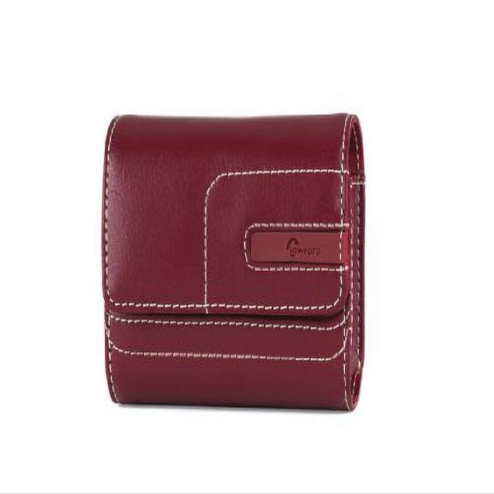 Lowepro Portofino 10 Leather Pouch for Camera - Red