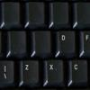 Blank Keyboard Labels Black Background view 4
