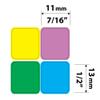 Learning English Colored Keyboard Stickers (Lower & Upper CASE) for Desktop, Laptop and Notebook view 2