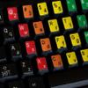 Learning English Colored Keyboard Stickers (Lower & Upper CASE) for Desktop, Laptop and Notebook view 3