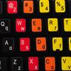 Learning English Colored Keyboard Stickers (Lower & Upper CASE) for Desktop, Laptop and Notebook view 4