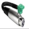 Hosa PHX-206F-BULK Low-voltage Adapter, XLR3F to PHX3F, 6 Inches view 1