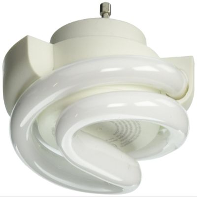 TCP Low Profile SpringLamp CFL Light Bulb  Soft White 60W Equivalent (2700K) GU24 Twist and Lock Base