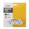 Prime PBADL101 Outlet Power Tap with Photocell Nightlight, White view 2