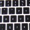 4Keyboard MAC Dvorak Keyboard Stickers ON Black Background for Desktop, Laptop and Notebook view 3