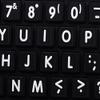 MAC ENGLISH LARGE LETTERING (UPPER CASE) KEYBOARD STICKER BLACK BACKGROUND FOR DESKTOP, LAPTOP AND NOTEBOOK view 4