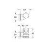 Adjustable Wall Mount Hand Shower Holder view 3