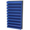Akro-Mils 30320 AkroBins Plastic Storage Bin Hanging Stacking Containers, (9-Inch x 33-Inch x 5-Inch), Blue, (4-Pack) view 2