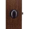 Copper Creek EK2020BC Egg Door Knob, Passage Function, 1 Pack, in Black view 3