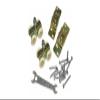 Stanley BP150N-41 BP150N-41 HANGER SET # 40-5304, Satin Brass view 3