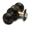 Copper Creek Colonial Privacy Interior Door Knob  ANSI Grade-3 Certified, Modern Heavy Duty Handle, Easy Install and Reversible for Bedroom, Bathroom and Closets  Tuscan Bronze (1 Pack) view 1