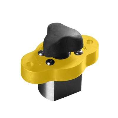 Magswitch MagJig 95 Magnetic Woodworking and Welding Base Clamp Holder for Wood Working Supplies, Accessories, Tools and Equipment, Magnet Switch with On/Off Capabilities, 95 lb Holding Force, Yellow
