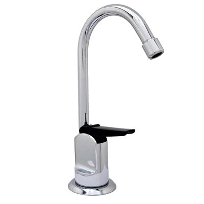 Westbrass D203-NL-26 6" Touch-Flo Style Pure Cold Water Dispenser Faucet, 1-Pack, Polished Chrome