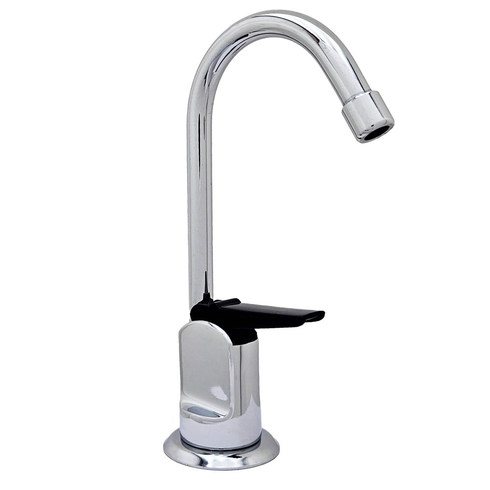 Westbrass D203-NL-26 6" Touch-Flo Style Pure Cold Water Dispenser Faucet, 1-Pack, Polished Chrome