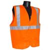 Radians SV2OS2X Class 2 Solid Safety Vest, Orange, 2 Extra Large view 1