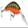 Rapala Deep Tail Dancer 07 Fishing lure, 2.75-Inch, Red Tiger view 1
