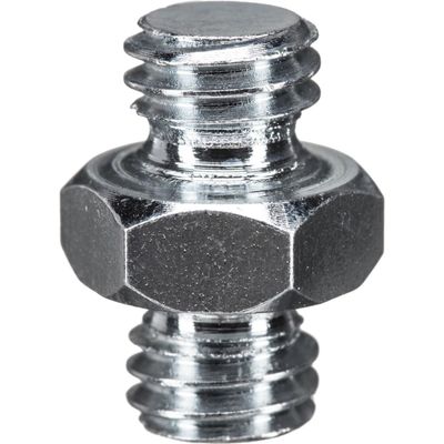 Manfrotto 125 Short Aadapter Spigot, 3/8" + 3/8"