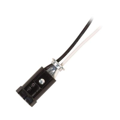 Phenolic Candelabra Socket with Leads - Satco 80-1145