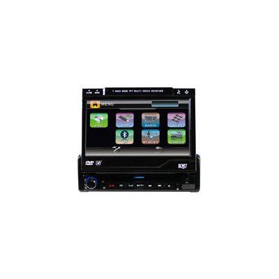 Boyo AVS701 7-Inch Single DIN Touch Panel, Bluetooth, SD Card Player, and USB (Black)