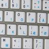 4Keyboard MAC English-Danish Keyboard Stickers ON White Background for Desktop, Laptop and Notebook view 3