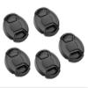(5 Pcs Bundle) 46MM Front Lens Filter Snap On Pinch Cap, 46mm Lens Cap, 46 mm Protector Cover for DSLR SLR Camera Lense view 1