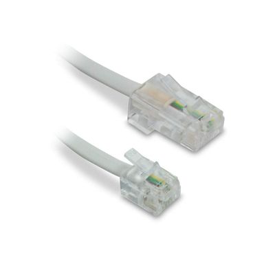 Metronic 495229 Telephone Cable RJ11/RJ45 Male/Male 10 m White