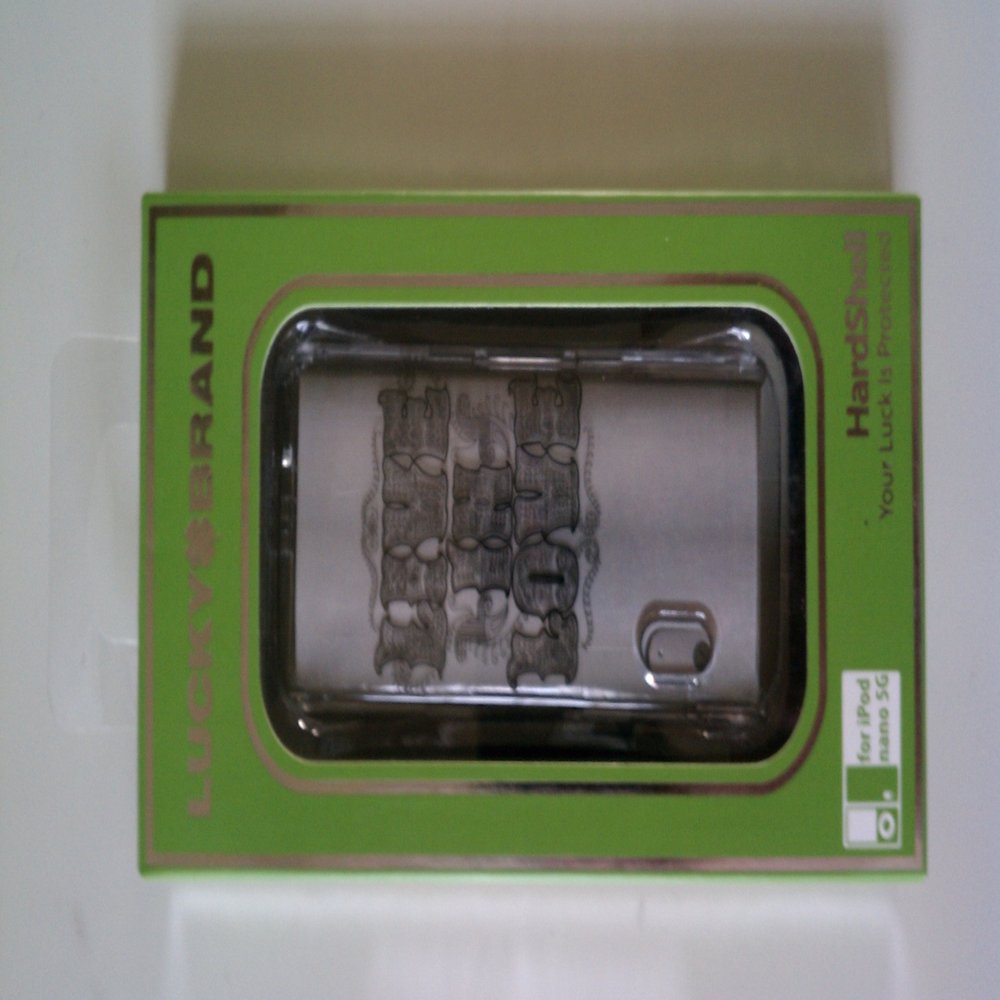 Lucky Brand Live in Love iPod Nano174; Case - Clear (01452-0)