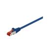 Goobay 93211 CAT 6 Patch Cable, S/FTP PiMF, Blue, 0.25m Length view 1