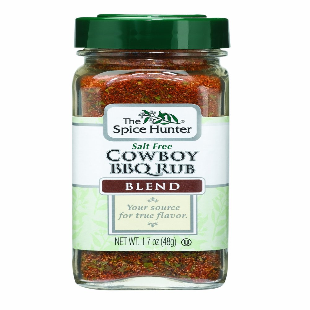 The Spice Hunter Rub, Cowboy Rub, Blend, 1.7-Ounce Jars (Pack of 6)