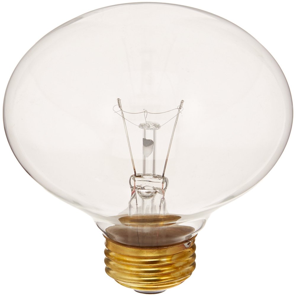 Bulbrite Incandescent G25 Medium Screw Base (E26) Light Bulb, 25 Watt, Clear