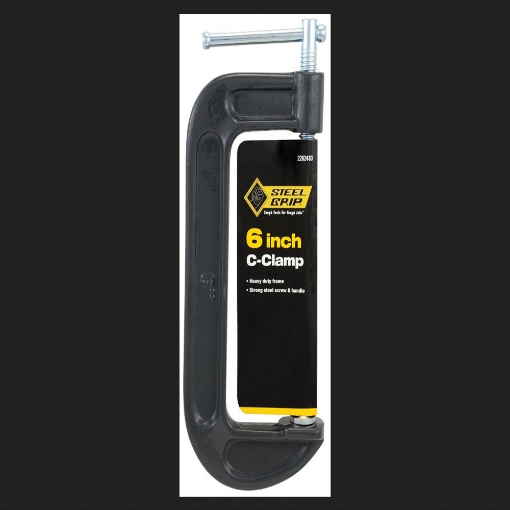 General Tech Intl 2262483 "Steelgrip" C-clamp 6"