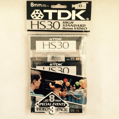 TDK HS30 High Standard 8mm Video Cassette (3-Pack)