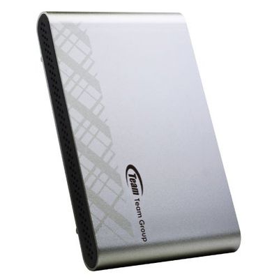 Team TP1022 320GB Silver Portable Hard Disk TP1022320G26