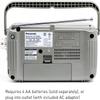 Panasonic RF-2400 AM/FM Radio, Silver view 2