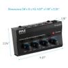 Pyle 4-Channel Portable Stereo Headphone Amplifier - Professional Multi Channel Mini Earphone Splitter Amp w/ 4  Balanced TRS Headphones Output Jack and 1/4" TRS Audio Input For Sound Mixer view 3