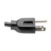 Tripp Lite Standard Computer Power Cord 10A,18AWG (NEMA 5-15P to Left Angle IEC-320-C13) 6-ft.(P006-006-13LA) view 3
