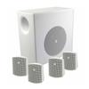 JBL Professional C50PACK-WH Surface Mount Subwoofer and Mini-Satellite Loudspeaker System, White view 1