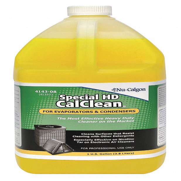 Nu-Calgon 4143-08 Evaporator Cleaner, Gold, 1 gal
